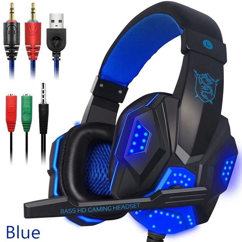 Ostart 2.2M PC780 Gaming Headset Game Wired Headphones with Microphone PC Stereo Bass Earphone for Computer PC Gamer