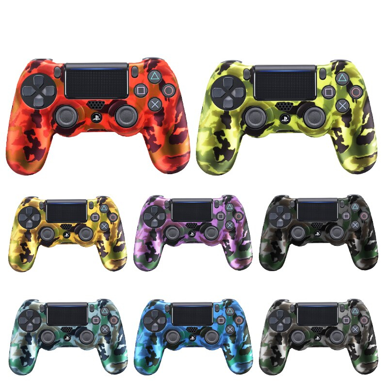 Soft Silicone Camouflage Case for PS4 Pro Controller