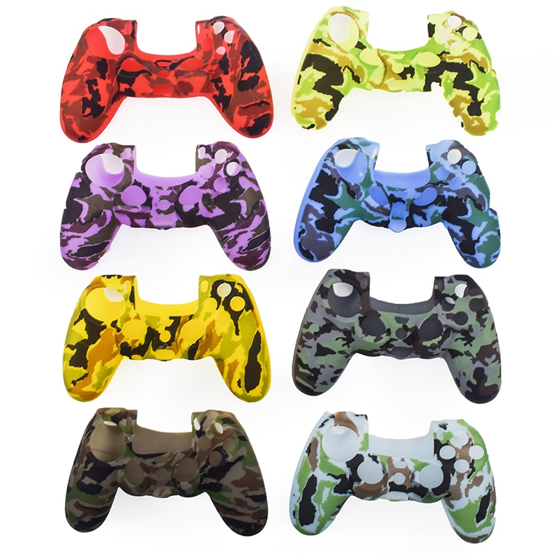 Soft Silicone Camouflage Case for PS4 Pro Controller